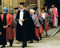 The Oxford University Encaenia in June